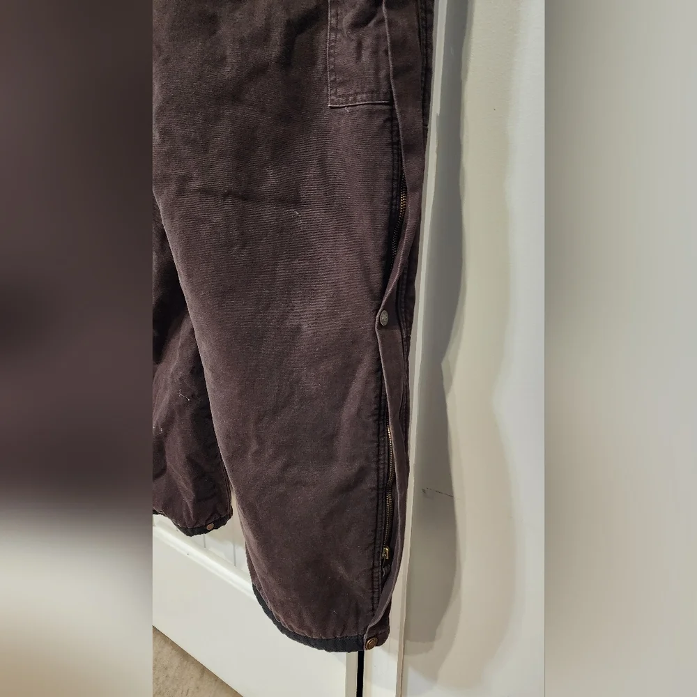 Berne Insulated Brown Overalls women’s Medium - Picture 13 of 16